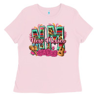 Bubblegum Pink New Mexico Ladies Tee - texasbilliewilder