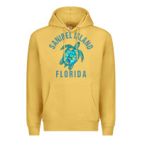 Antique Gold sanibel island beach design  sea turtle illustration gift pullover hoo Premium Hoodie - trangStudio
