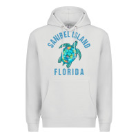 Dove Grey sanibel island beach design  sea turtle illustration gift pullover hoo Premium Hoodie - trangStudio