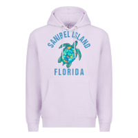 Lilac sanibel island beach design  sea turtle illustration gift pullover hoo Premium Hoodie - trangStudio
