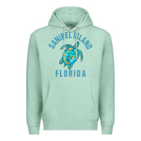 Seafoam sanibel island beach design  sea turtle illustration gift pullover hoo Premium Hoodie - trangStudio