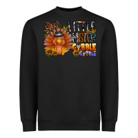 Black little mister gobble gobble Heavyweight Sweatshirt - CowhideDigitalArt