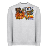 Heather Grey little mister gobble gobble Heavyweight Sweatshirt - CowhideDigitalArt