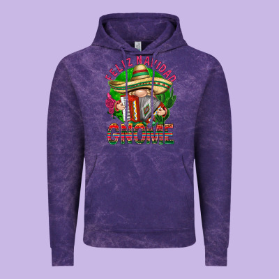 Feliz Navidad Gnome Mexico Vintage Hoodie Designed By Howdyjamesfarm
