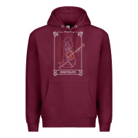 Burgundy adventure time halloween marceline tarot card Premium Hoodie - trangStudio