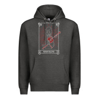 Charcoal Heather adventure time halloween marceline tarot card Premium Hoodie - trangStudio