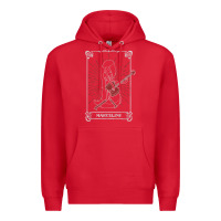 Red adventure time halloween marceline tarot card Premium Hoodie - trangStudio