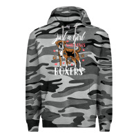 Slate Camo Kids Boxer Dog Just A Girl Who Loves Boxers Gift Premium Hoodie - trangStudio