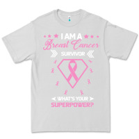 Dove Grey I am a Breast Cancer Survivor What is Your Superpower Premium Tee - Bettercallsaul