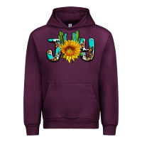 Mauve Wine joy with sunflower and cactus ado Urban Hoodie - AdoDesignShop