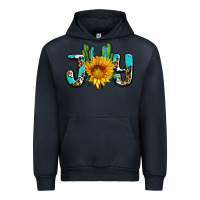 Navy joy with sunflower and cactus ado Urban Hoodie - AdoDesignShop