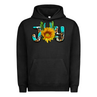 Pigment Black joy with sunflower and cactus ado Urban Hoodie - AdoDesignShop