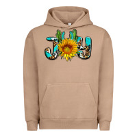 Pigment Burro joy with sunflower and cactus ado Urban Hoodie - AdoDesignShop