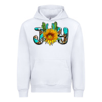 White joy with sunflower and cactus ado Urban Hoodie - AdoDesignShop