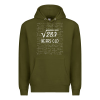 Army Green 17 year old gift boys girls funny 17th birthday gifts math Premium Hoodie - trangStudio