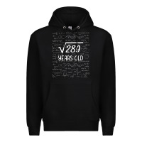 Black 17 year old gift boys girls funny 17th birthday gifts math Premium Hoodie - trangStudio