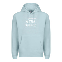 Blue Mist 17 year old gift boys girls funny 17th birthday gifts math Premium Hoodie - trangStudio