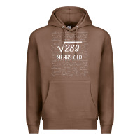 Chestnut 17 year old gift boys girls funny 17th birthday gifts math Premium Hoodie - trangStudio