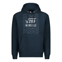 Navy 17 year old gift boys girls funny 17th birthday gifts math Premium Hoodie - trangStudio
