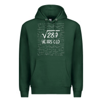 Sports Green 17 year old gift boys girls funny 17th birthday gifts math Premium Hoodie - trangStudio