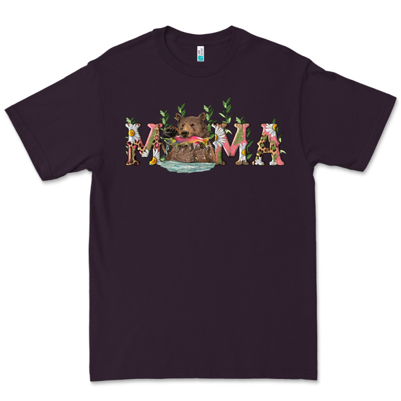 Mama With Bear And Daisy Premium Tee by RanaPortraitStore | Teevron