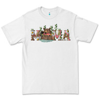 White Mama with bear and daisy Premium Tee - RanaPortraitStore