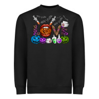 Black love  halloween Heavyweight Sweatshirt - CowhideDigitalArt