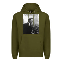Army Green Michael Collins - Give Us The Future- Irish- Ireland -1916 Premium Hoodie - trangStudio