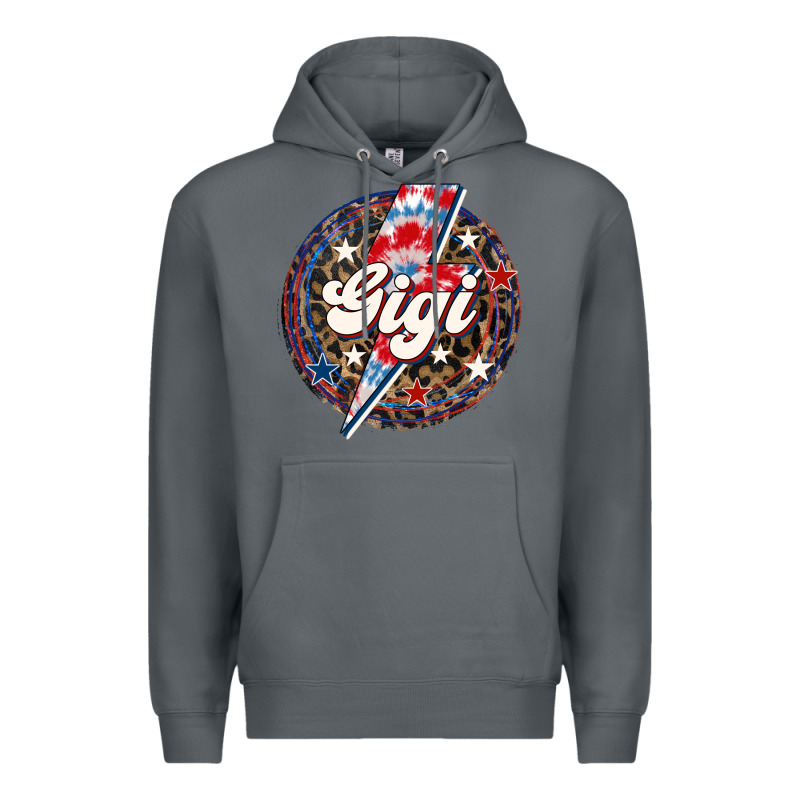 Western Gigi Patriotic 4th Of July Premium Hoodie by LillyAllenDesigns | Teevron