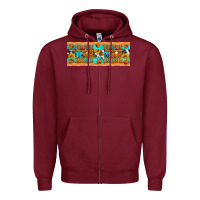 Burgundy Pumpkin Pie Obsessed Zipper Hoodie - Artiststas