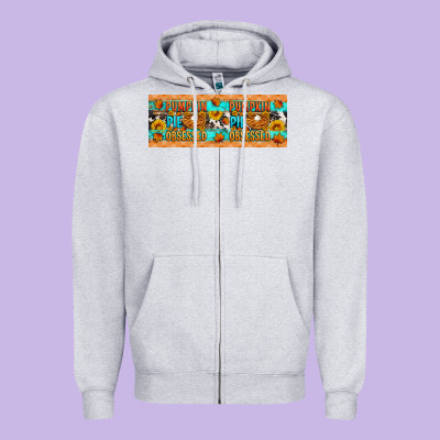 Pumpkin Pie Obsessed Zipper Hoodie Designed By Artiststas