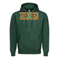 Sports Green Pumpkin Pie Obsessed Zipper Hoodie - Artiststas