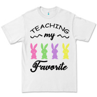 White Teaching My Favorite Bunny Premium Tee - Bettercallsaul