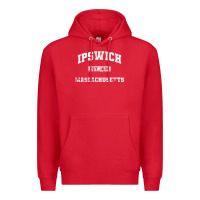 Red ipswich massachusetts ma vintage state athletic style Premium Hoodie - trangStudio