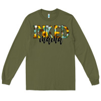 Army Green Inked Mama Long Sleeve Tee - CowCowDesign