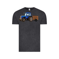 Vintage Black Farm Tractor Vintage Tee - RanaPortraitStore