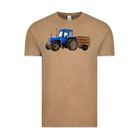 Vintage Coffee Farm Tractor Vintage Tee - RanaPortraitStore