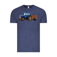 Vintage Denim Farm Tractor Vintage Tee - RanaPortraitStore