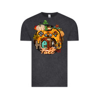 Vintage Black hello fall gamer Vintage Tee - CowGirlArtShop