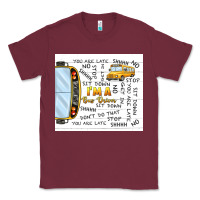 Burgundy i'm a bus driver school bus Classic Tee - TumblerDesignByShophia