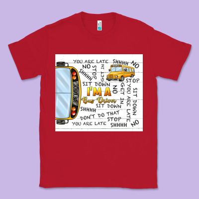 I'm A Bus Driver School Bus Classic Tee Designed By Tumblerdesignbyshophia