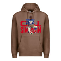 Chestnut O.J. Simpson Premium Hoodie - trangStudio