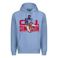 Colony Blue O.J. Simpson Premium Hoodie - trangStudio