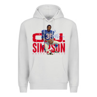 Dove Grey O.J. Simpson Premium Hoodie - trangStudio