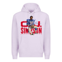 Lilac O.J. Simpson Premium Hoodie - trangStudio