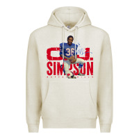Oatmeal Heather O.J. Simpson Premium Hoodie - trangStudio