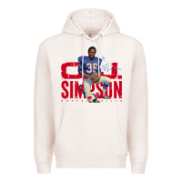 Pale Pink O.J. Simpson Premium Hoodie - trangStudio