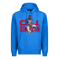 True Royal O.J. Simpson Premium Hoodie - trangStudio
