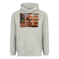 Moon Dust deer hunting target american flag  background Heavyweight Hoodie - BarkalooDesign
