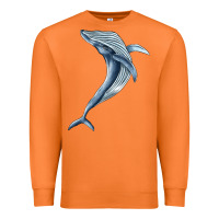 Carrot humpback whale jumping Premium Sweatshirt - BarkalooDesign